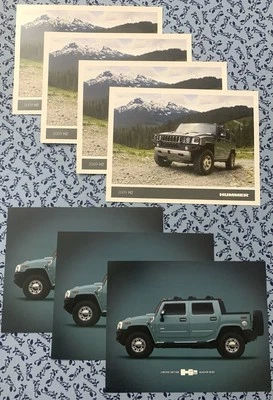 Lot Of 7 2007 & 2009 HUMMER H2 SALES PROMO ADVERT SPEC SHEET ORIGINAL OEM NOS A+ - Image 1 of 4