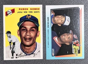 1994 Topps Ruben Gomez Colon The Ultimate 1954 #220 & 1992 Fleer The Alomar Boys - Picture 1 of 2