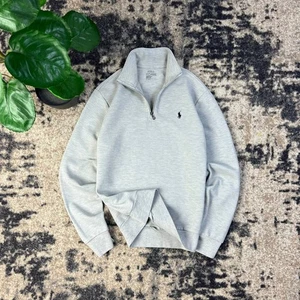 SUDADERA VINTAGE POLO RALPH LAUREN 1/4 CREMALLERA - Imagen 1 de 9