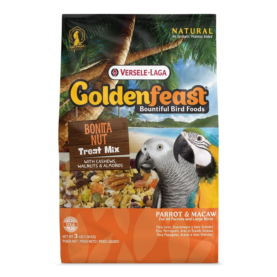 Goldenfeast VL Bonita Nut Treat Mix, Bolsa de 3 lb, Natural Foto 1 de 2