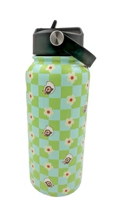 Disney Flower Tumbler Stainless Steel Sport Water Bottle 32 fl oz Wide Mouth - Picture 1 of 6