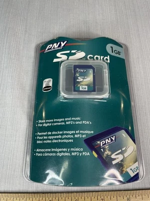PNY Technologies 1GB SD Card - P-SDG2GB-RF3 **Factory Sealed** - Image 1 of 4