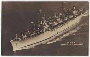 1945 WWII Ära US Navy Schiff Transport von Neuguinea nach Manila, Philippinen - Bild 1 von 2