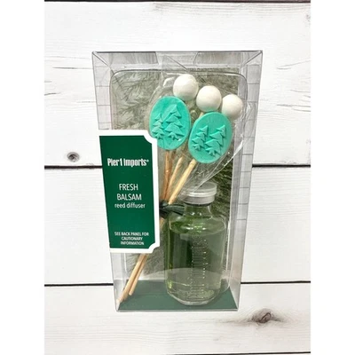 Pier 1 Imports Fresh Balsam Reed Diffuser NIB 0.95 fl oz Holiday Scent - Image 1 of 3