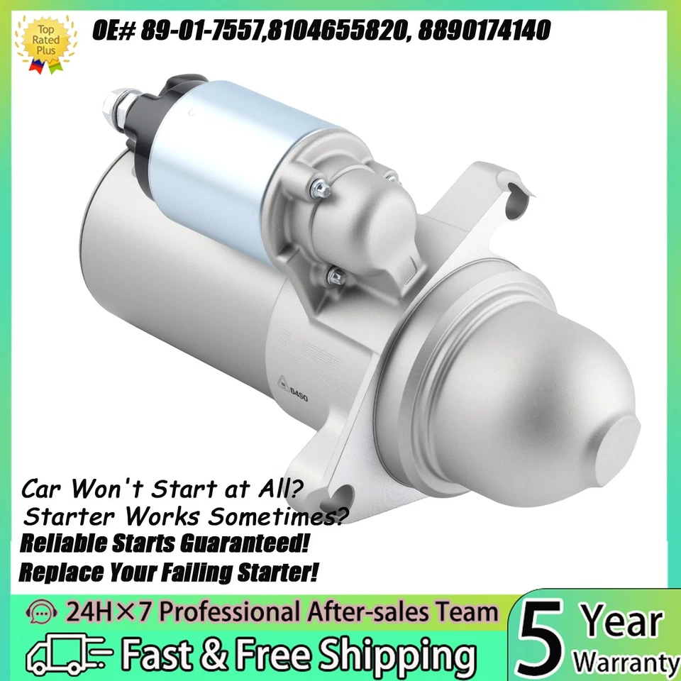 Starter For 2002-2005 GMC Envoy Chevy Trailblazer L6 4.2L 11 Teeth 1.6KW 6490 Foto 1 de 4