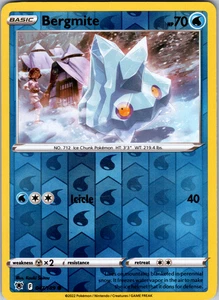 Bergmite Reverse Holo 047/189 SWSH10: Astral Radiance Common - NM - Picture 1 of 2