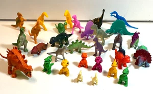 30 Mini Dinosaurier Figuren 1/2” bis 2,5” groß - Bild 1 von 9