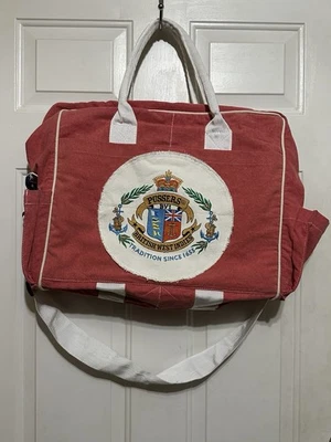 Pussers Lavender Dk Pink West Indies Land Sea Cruising Traveling Canvas Bag EUC - Image 1 of 4