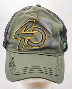 Stine Seeds 40th Anniversary Mesh Snapback Trucker Hat Baseball Cap Farm Green - Picture 1 of 12