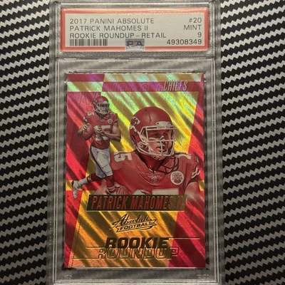 2017 Panini Absolute Rookie Roundup Patrick Mahomes II #20 Retail (RC) - Image 1 of 2