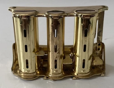 Dispensador de monedas con clips para soporte de cinturón ~ portamonedas de metal dorado Foto 1 de 4