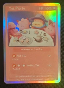Pokepu Season 1 1st ed. Holo The Pathy Pokemon Fan Art Karte Slowbro Clefairy - Bild 1 von 2