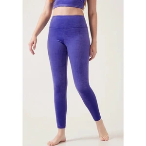 Leggings ajustados de terciopelo de tiro alto ATHLETA Elation púrpura XL - Imagen 1 de 9