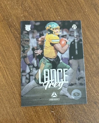 Trey Lance 2021 Panini Luminance Rookie #144 San Francisco 49ers Cowboys RC - Image 1 of 2
