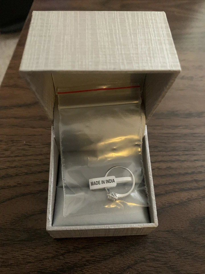 Zales 1/4 CT. T.W. Quad Princess-Cut Diamond Frame Bridal Set in Sterling Silver - Image 1 of 4