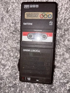 Philips Pocket Memo Diktiergerät mit Kassette (Vintage, ca. 1988) - Bild 1 von 2