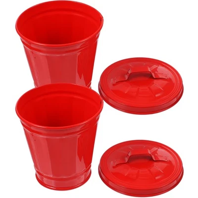 2pcs kleine Eimer Organizer Küche Arbeitsplatte Müllbehälter Müll Eimer - Bild 1 von 4