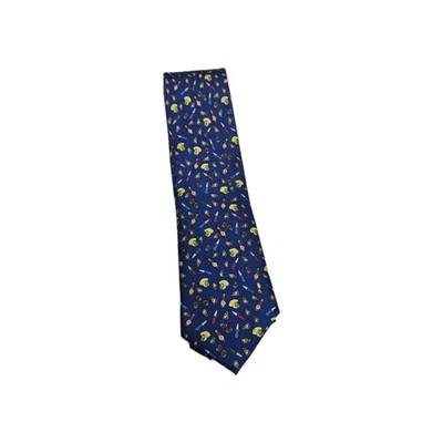 Галстук Alynn Neckwear Tie "Aww Shucks" Oyster Themed Tie морской ручной работы  - Изображение 1 из 4