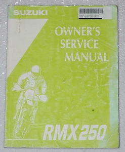 1995 Suzuki RMX250 Owners Service Manual RMX250S Owner's Shop Repair RMX 250 - Picture 1 of 1
