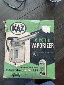 Vintage Jadeit Farbe Porzellan & Glas KAZ Medizin Medizin Elektrischer Verdampfer BDR - Bild 1 von 3