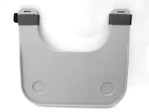 Wheelchair Lap Tray Table Detachable, 2 Cup Holders, Fits Wheelchair Arms 16-20" - Picture 1 of 7