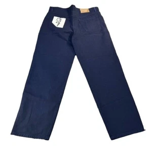 Calvin Klein Jeans 40x32 Dark Blue Men's Straight Leg Opening Indego New - Picture 1 of 17