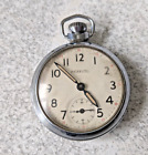 Vintage Chrome  Pocket Watch - Ingersoll - Ticks Away