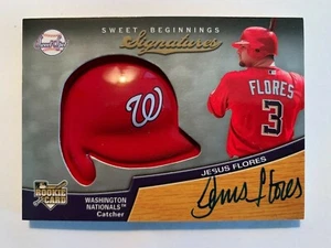 JESUS FLORES UPPER DECK 2007 SWEET BEGINNINGS AUTOGRAPHED ROOKIE CARD RC #122 - Picture 1 of 2