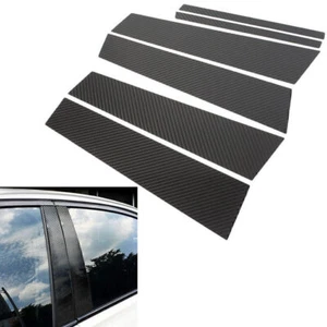 Cubierta de moldura de pilar B de fibra de carbono para ventana de coche para Mercedes Benz GLA 2013-2018 2017 - Imagen 1 de 10