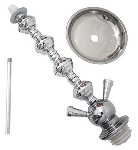 2-Schlauch GROßE Shisha Stiel 4 Ösen Shisha Wasserpfeife für Shisha Pfeifenrauchen - Bild 1 von 1