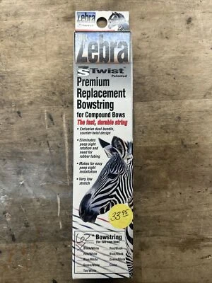 Mathews Zebra ZS Twist Premium Replacement Bowstring 62” Two Cam   Free Shipping - Image 1 of 4