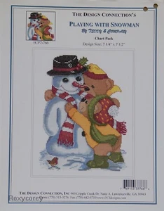 Design Connection Spielen mit Schneemann gezählt Kreuzstichmuster/nur Tabelle - Bild 1 von 1