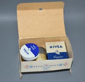 NIVEA babyfein Wiege Babywiege mit Proben 50er Jahre Fach #C4 - Bild 1 von 8