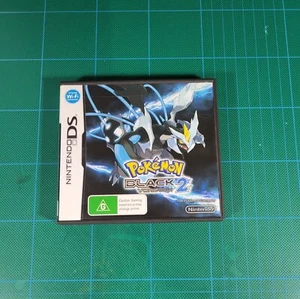 Pokemon Black Version 2 Box w/Manual AUS PAL Pokemon Black 2 NINTENDO DS - Picture 1 of 6