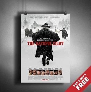 THE HATEFUL EIGHT NEW MOVIE POSTER A3 / A4 * Quentin Tarantino New Film HQ Print - Bild 1 von 2