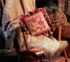 Doves Ragpoint Pillow & Willow Trees XS Magazine Patterns - Donna Yuen - Picture 1 of 3