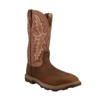 Twisted X Ladies UltraLite X Tobacco Brown Nano Toe Work Boot WULN004 - Image 1 of 4