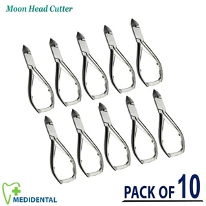 Confezione 10 - Strumenti Chiropodi Professionali Resistenti Testa Luna Tagliabordi Nuovi - Foto 1 di 3
