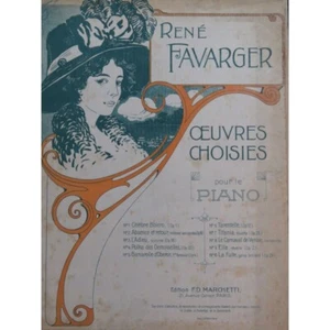 Favarger René Werke Ausgewählte 10 Stück Piano - Bild 1 von 6