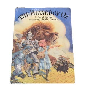 Vtg The Wizard of Oz 1991 Children’s Story Book Frank Baum Illustrated Santore - Picture 1 of 11