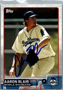 2015 Topps Pro Debut #36 Aaron Blair Signed/AUTO Mobile Baybears - Picture 1 of 2
