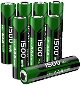 AAA Rechargeable Batteries, 1500Mah High Capacity Long Life Power AAA Batteri... - Picture 1 of 12