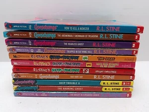 Lot of 11 Goosebumps Books R.L. Stine ALL FIRST PRINTING 1990's Paperback Clean - Imagen 1 de 17