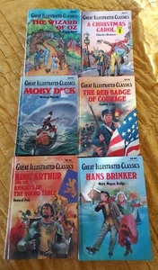 Great Illustrated Classics Baronet Hardback Books Lot Of 6 Box Set Vintage 2000 - Bild 1 von 12