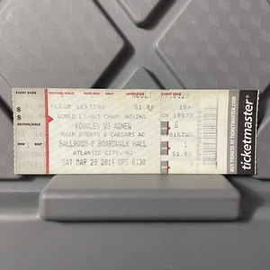 Kovalev Vs Agnew Ballroom And Boardwalk Hall Boxing Ticket Stub March 2014 - Picture 1 of 2