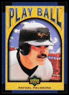 2004 Upper Deck Play Ball Blue Rafael Palmeiro Baltimore Orioles #84 - Image 1 of 2