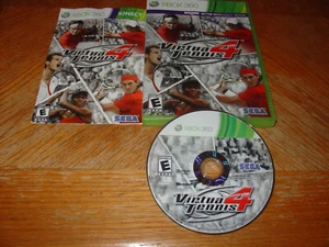 Virtua Tennis 4 (Microsoft Xbox 360, 2011) Complete w/ Manual CIB Tested - Picture 1 of 1