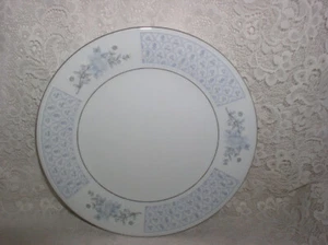 Liling China Chateau Dinner Plate 10-3/8" Blue Gray Flowers Excellent condition - Picture 1 of 3