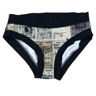 Handmade Harry Potter Daily Prophet Briefs | Wizarding World Panties – XS - Image 1 of 4