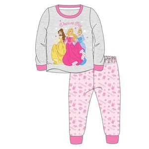 Disney Princess Kinder Schlafanzug - Belle Aurora Cinderella Mädchen Nachtwäsche Pyjama - Bild 1 von 6